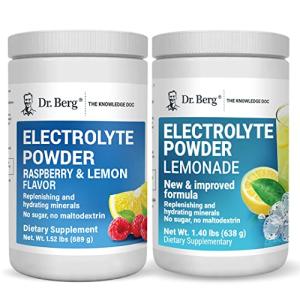 Dr. Berg's Electrolyte Powder Bundle - Raspberry Lemon & Lemonade