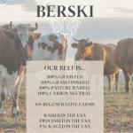 BERSKI Grass-Fed Salted Beef Sticks - Ancestral Blend