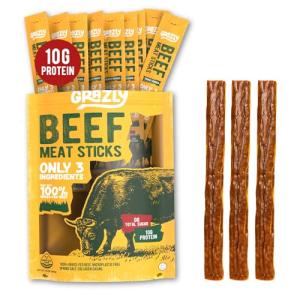 Grazly Grass-Fed Beef Sticks - High-Protein Snack