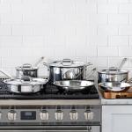 10-Piece All-Clad Stainless Steel Cookware Set