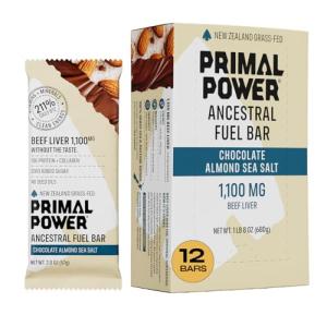 Primal Power Beef Liver Bars - Chocolate Almond Sea Salt