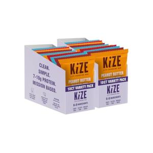 KiZE Energy Bars Variety Pack - 20 Count