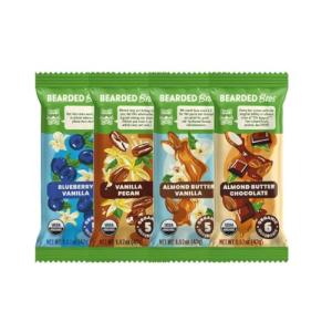 Bearded Brothers Organic Vegan Protein Bars Variety