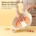 SENSARTE Nonstick Ceramic Frying Pan with Lid