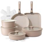 17-Piece Nonstick Ceramic Cookware Set