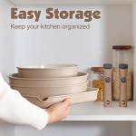 17-Piece Nonstick Ceramic Cookware Set