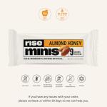 Rise Bar Almond Honey Mini Protein Bars, 24 Count