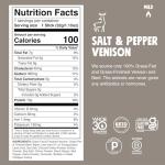 Chomps Grass Fed Venison Jerky Snack Sticks