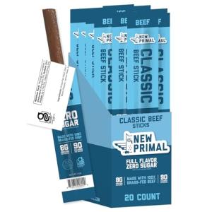 Grass Fed Beef Sticks - Keto, Gluten Free Snacks