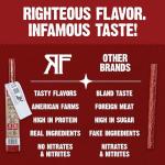 Righteous Felon Grass Fed Beef Sticks, 10 Count