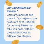 Organic Corn Flakes Cereal 3-Pack, Zero Sugar