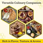 Pure Carpathian Raw Buckwheat Honey in Glass Jar