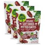 Happy Village Organic Soft Dried Dates Snack Packs