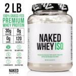 NAKED Whey Isolate Protein - 30g Grass-Fed Protein