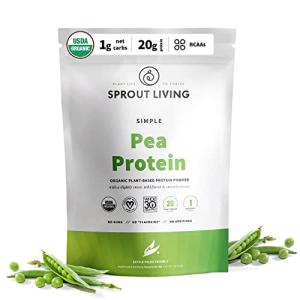 Organic Pea Protein Powder - Unflavored, Plant-Based