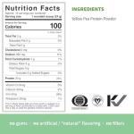 Organic Pea Protein Powder - Unflavored, Plant-Based