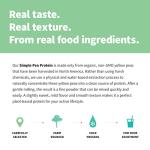 Organic Pea Protein Powder - Unflavored, Plant-Based