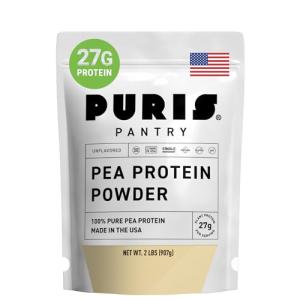 PURI Pea Protein Powder - Vegan, Non-GMO, 27g