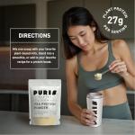 PURI Pea Protein Powder - Vegan, Non-GMO, 27g