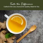 Organic Ginger Root for Tea, Baking, Cooking