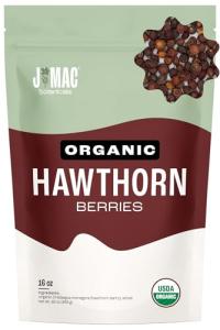 Organic Dried Hawthorn Berries - 16 oz Bag