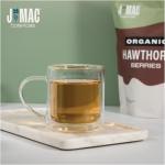 Organic Dried Hawthorn Berries - 16 oz Bag