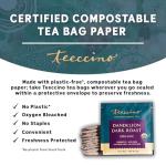Teeccino Dark Roast Dandelion Herbal Tea Bags