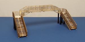 OO Gauge GWR Style Footbridge Model
