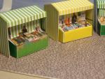 6 Market Stalls Model Railway Kit "00" Gauge