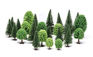 Hornby R7201 Mixed Deciduous & Fir Trees Set