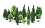 Hornby R7201 Mixed Deciduous & Fir Trees Set