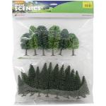 Hornby R7201 Mixed Deciduous & Fir Trees Set
