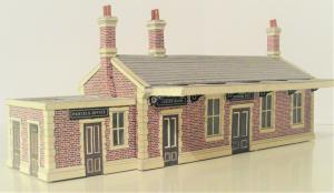 00 Gauge Card Kit - Country Station Building