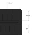 00 Gauge Black Slate Effect Roof Tiles