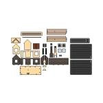 00 Gauge MDF Lineside Building - Permanent Way Hut