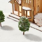 LIOOBO Miniature Trees for Model Railway Scenery