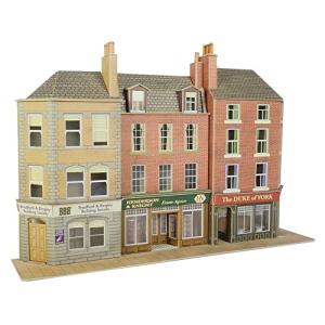 Metcalfe Low Relief Pub & Shops OO Gauge Kit