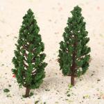 Yetaha 50PCS OO Gauge Pine Model Trees