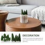 22pcs Mini Model Trees for Railway Dioramas