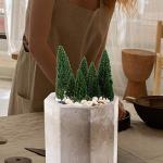 22pcs Mini Model Trees for Railway Dioramas