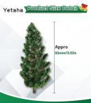 Yetaha 50PCS OO Gauge Pine Model Trees