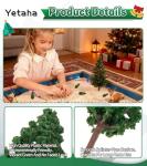 Yetaha 50PCS OO Gauge Pine Model Trees
