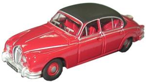 Jaguar MKII Regency Red 1/76 Scale Model