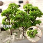 10PCS Miniature Model Trees for Diorama Scenery