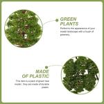 20 Plastic Green Trees for Model Scenery