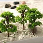 Pack of 10 Miniature Model Trees for Dioramas