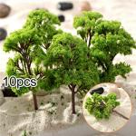 Pack of 10 Miniature Model Trees for Dioramas