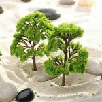 Pack of 10 Miniature Model Trees for Dioramas