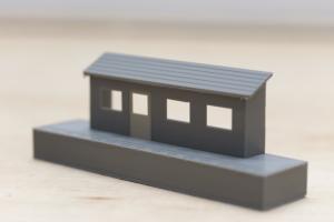 00 Gauge Model Railway Edge of Board Station
