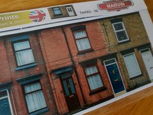 Terraced House Prints for 00 Gauge Model Railways